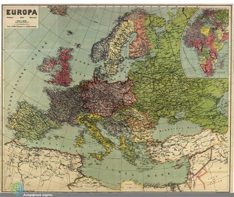 Карта Европы 1941 года Аморфные карты ВКонтакте