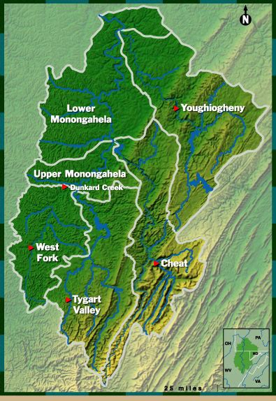 Monongahela Watershed Statistics