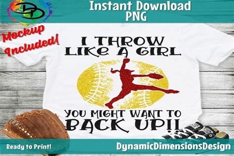 36 Throw Like A Girl Designs And Graphics
