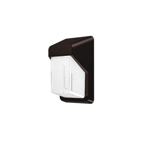 Probrite 150w Equivalent Integrated Led Bronze Outdoor Wall Pack Commercial Over Door Light