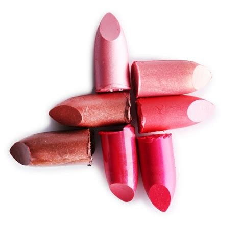 Premium Photo Several Different Lipsticks Isolated On White