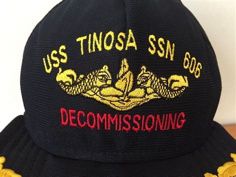 Uss Tinosa Ssn 606 Decommissioning Submarine Us Navy Radm Sears