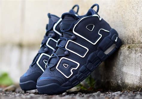 Nike Air More Uptempo Navy/White // Release Date | Nice Kicks