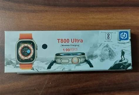Hiwatch Pro Black T800 Ultra Wireless Charging Smart Watch at ₹ 245/box ...