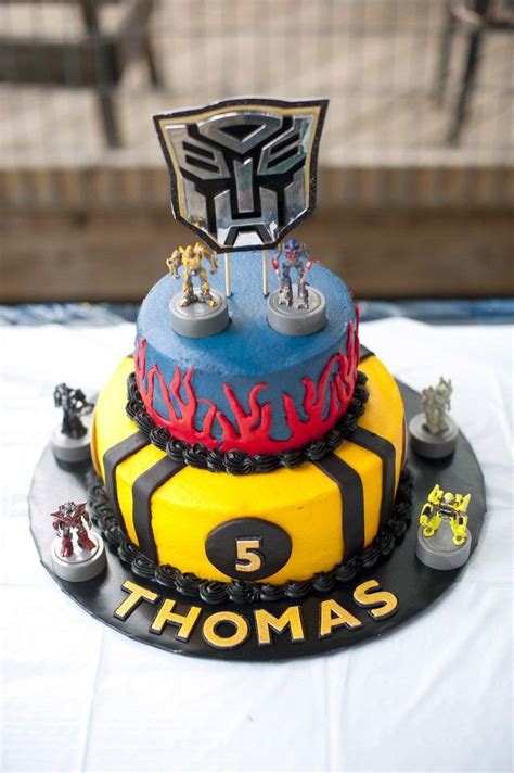 27 Excellent Image Of Transformers Birthday Cake