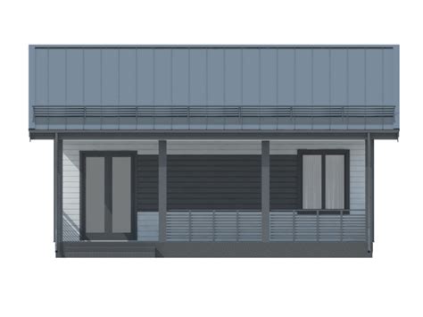 Проект Мини дом 65 - Каркас-Комплект