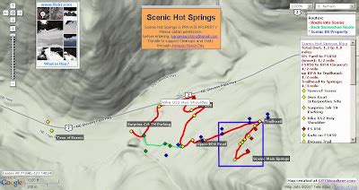 Interactive Map Of Scenic Hot Springs Nude Hiking And Soaking In The