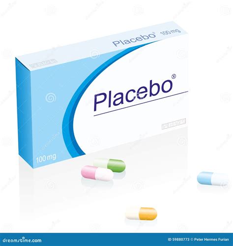 Placebo Medicine Package Capsules Stock Vector - Illustration of ...