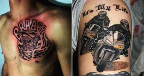 Top Biker Tattoo Ideas Tattoos For Hardcore Bike Rider