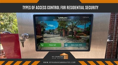 types  access control  home security