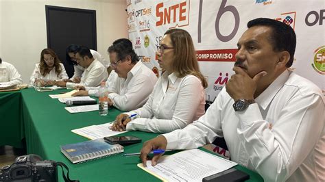 Comité Ejecutivo Seccional de la sección 16 del SNTE realizó la primera