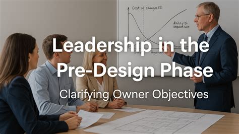 Leadership Perspective: Clarify Owner Objectives Early