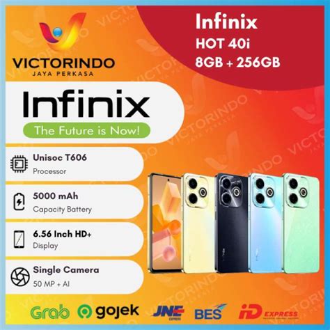 Promo Infinix Hot 40i Ram 8gb Rom 256gb Garansi Resmi Diskon 3 Di Seller Victorindo