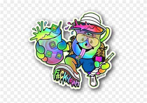 Необычные наклейки (49 фото) » Рисунки для срисовки и не только