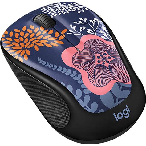 Logitech 910005657 M325c Wireless Mouse in Forest Floral - Walmart.com ...