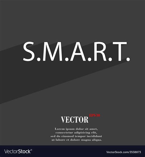 smart icon symbol flat modern web design  long