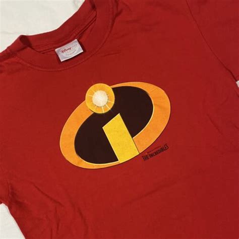 Vintage Disney Pixar The Incredibles Movie Promo T Sh Gem