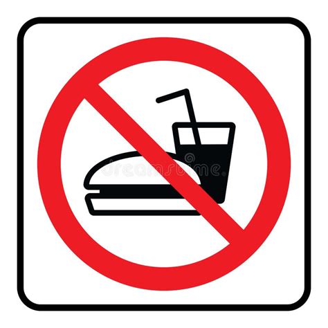 No Food Or Drink Clipart Image