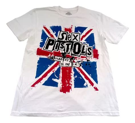 Sex Pistols Polera Blanca M l xl Blackside Cuotas sin interés
