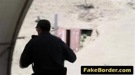 Border Agent Fucking Slim Latina Slut Hard In Outdoor Scene