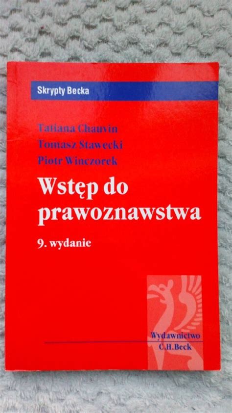 Wstęp do prawoznawstwa wydanie 9 Warszawa Kup teraz na Allegro Lokalnie