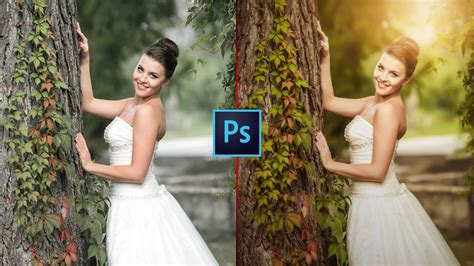 Photoshop Cc Tutorial Wedding Photo Edit Camera Raw Filter Youtube