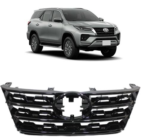 Grade Dianteira Toyota Hilux Sw4 2021 2022 2023 2024 SRX Black Piano