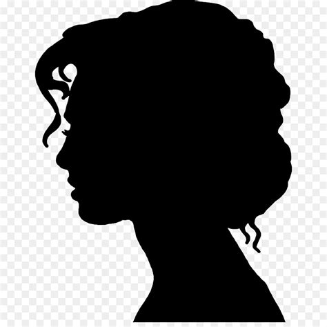 Woman Silhouette Female Clip Art Side Profile Png Download 666774