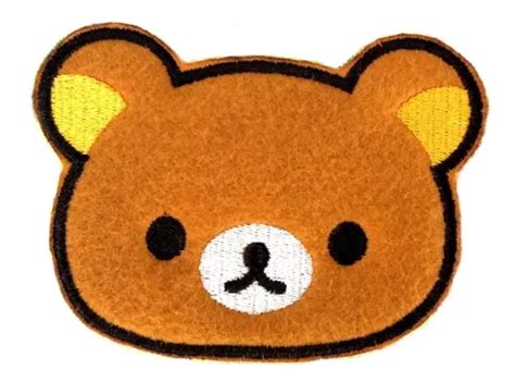 Parche Bordado Osito Rilakkuma 13 Cm Personajes MercadoLibre