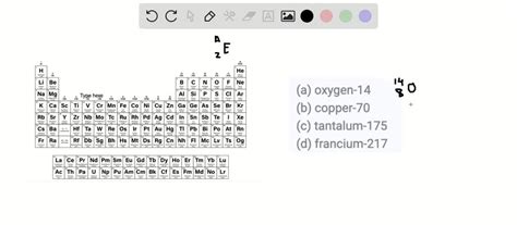 SOLVED:Write the following isotopes in nuclide notation (e.g., "^146 C ...