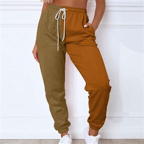 Susanny Womens Petite Sweatpants With Pockets And Open Leg Cinch Bottom