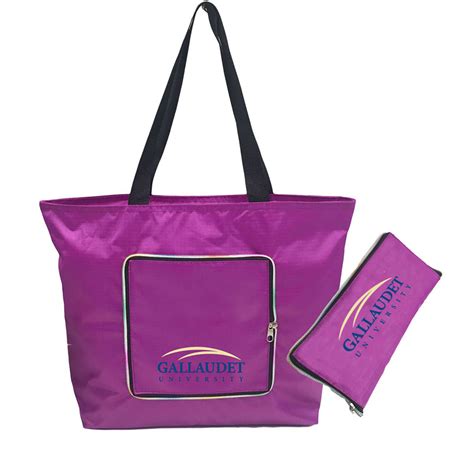Zippered Foldable Tote Bagbags