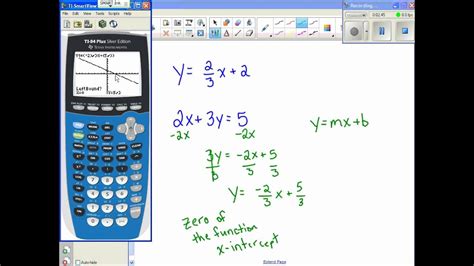 Linear Equation Intercept Calculator