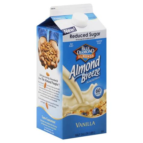 Blue Diamond Almond Milk Nutrition Label Blog Dandk