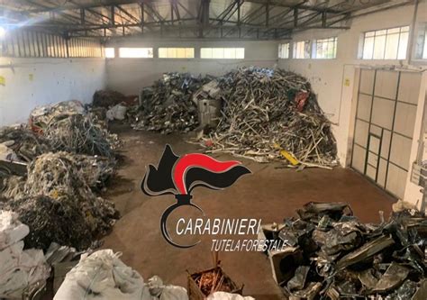 Caivano Sicurezza Ambientale Carabinieri Forestali Sequestrano Azienda