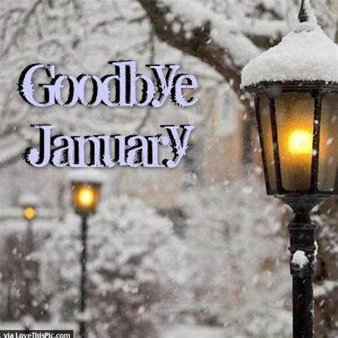 Goodbye January Winter Image Quote Pictures, Photos, and Images for ...