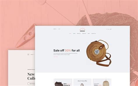 Nokshi Handmade Craft Shopify Theme Templatemonster