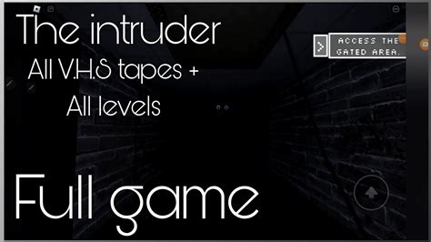 The Intruder All V H S Tapes All Levels Full Game Roblox Youtube