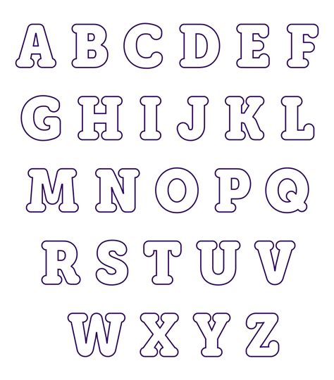 Block Letter Alphabet Bubble Letter Fonts Free Printable Alphabet