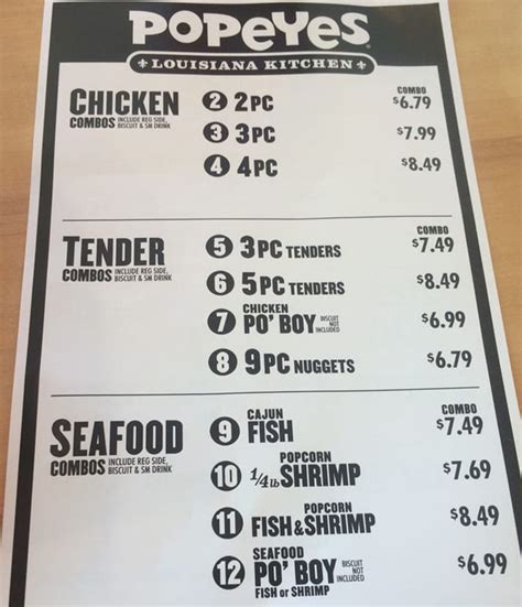 Louisiana Fried Chicken Menu Prices Paul Smith