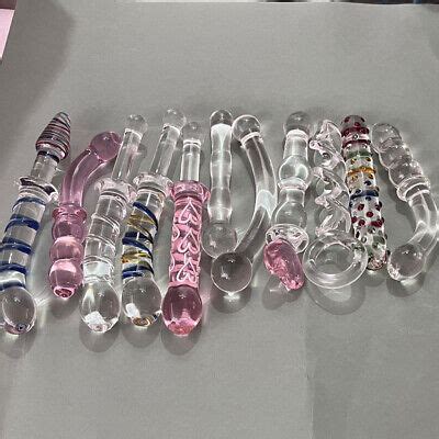 Glass Anal Dildo Butt Plug Masturbator G Spot Massager Sex Toys For Women Men Sm Ebay