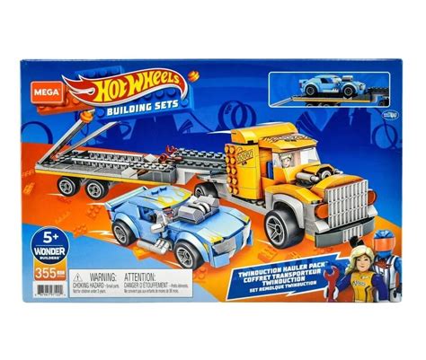 Remolque Twinduction Building Sets Hot Wheels Mega Construx Opción A shop