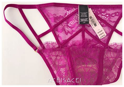 Nwt Victoria S Secret Very Sexy Low Rise String Bikini Panties Purple Q L G Ebay Uk
