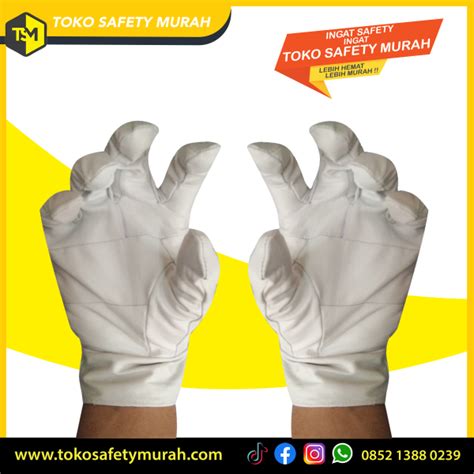 Sarung Tangan Las Warna Putih Weding Glove Argon Bahan Tebal Toko