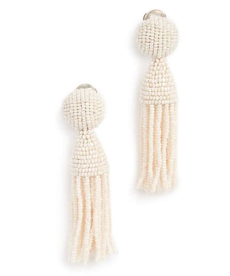 Oscar de la RentaオスカーデラレンタのOscar de la Renta Short Tassel Earrings