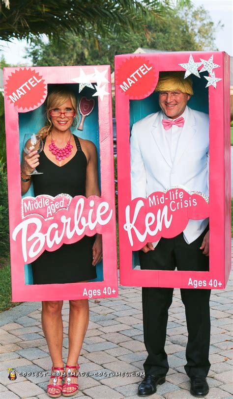 Middle Aged Barbie And Mid Life Crisis Ken Couple Costume Cool