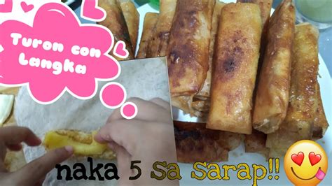 Meryendang Pinoy Turon Langka Youtube