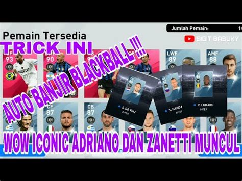 TRICK MENDAPATKAN BLACKBALL DI ICONIC MOMENT INTER MILAN YouTube