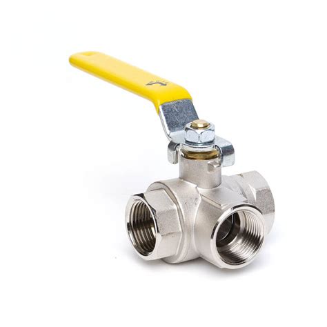 3 Way L Port Brass Bsp Ball Valve Capital Valves Ltd