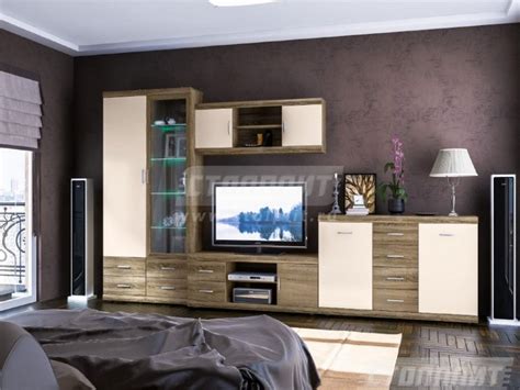 Купить Модульная стенка "Монако" по цене 62270 руб в Новосибирске в ...